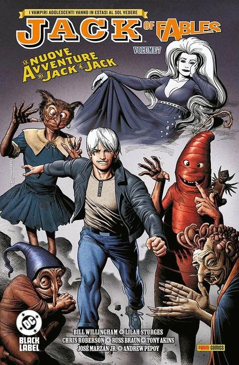 Copertina del fumetto Jack of Fables vol. 7, edizione italiana Panini Comics / DC / Marvel / Disney di Braun,Akins,Sturges