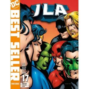 Copertina del fumetto Jla di Grant Morrison vol. 17, edizione italiana Panini Comics / DC / Marvel / Disney di Hitch, Williams Iii & Waid