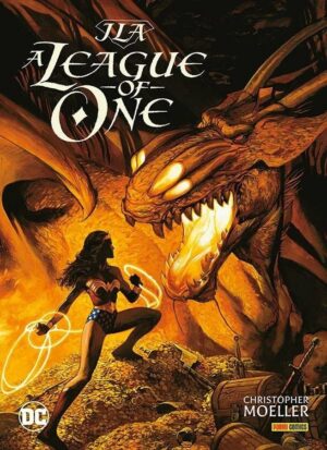Copertina del fumetto Dc Limited Jla Ed - a League of One, edizione italiana Panini Comics / DC / Marvel / Disney di Christopher Moeller