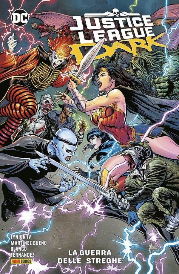 Copertina del fumetto Justice League Dark vol. 3, edizione italiana Panini Comics / DC / Marvel / Disney di Ernandez, B. Martinez, Tynion Copertina del fumetto Justice League Dark vol. 3, edizione italiana Panini Comics / DC / Marvel / Disney di Ernandez, B. Martinez, Tynion