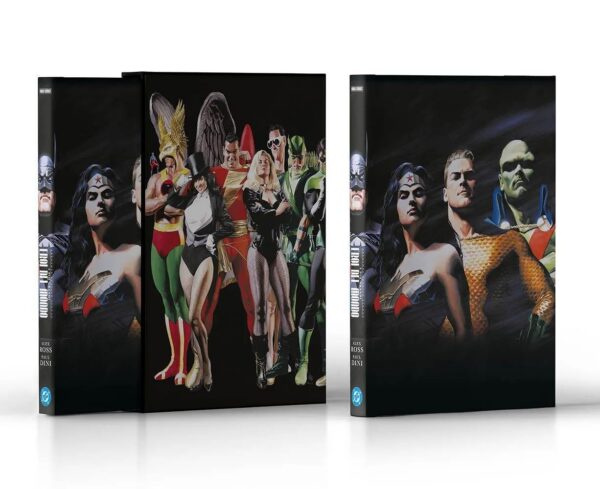 Copertina del fumetto Justice League i Più Grandi Eroi, edizione italiana Panini Comics / DC / Marvel / Disney di Alex Ross, Paul Dini Copertina del fumetto Justice League i Più Grandi Eroi, edizione italiana Panini Comics / DC / Marvel / Disney di Alex Ross, Paul Dini