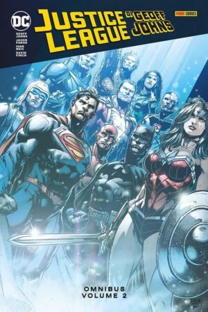 Copertina del fumetto Justice League di Geoff Johns vol. 2, edizione italiana Panini Comics / DC / Marvel / Disney di Aa.Vv.