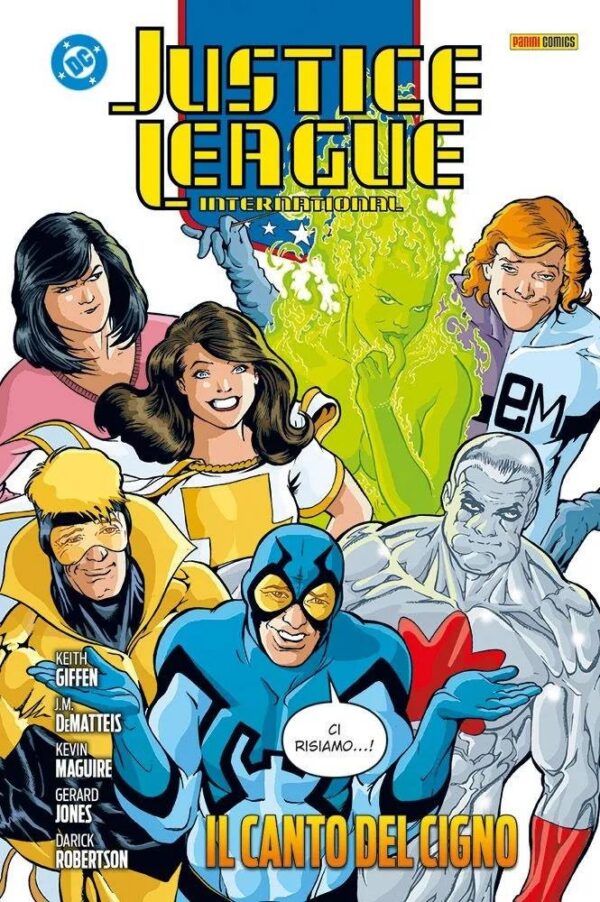 Copertina del fumetto Justice League International vol. 6, edizione italiana Panini Comics / DC / Marvel / Disney di Aa.Vv. Copertina del fumetto Justice League International vol. 6, edizione italiana Panini Comics / DC / Marvel / Disney di Aa.Vv.