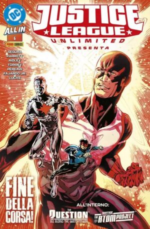 Copertina del fumetto Justice League Unlimited Presenta vol. 6, edizione italiana Panini Comics / DC / Marvel / Disney di Aa.Vv.