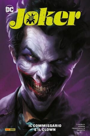 Copertina del fumetto Joker 1 il Commissario e il Clown, edizione italiana Panini Comics / DC / Marvel / Disney di Aa.Vv.