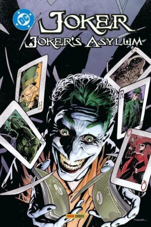 Copertina del fumetto Joker - Joker's Asylum, edizione italiana Panini Comics / DC / Marvel / Disney di Aa.Vv.