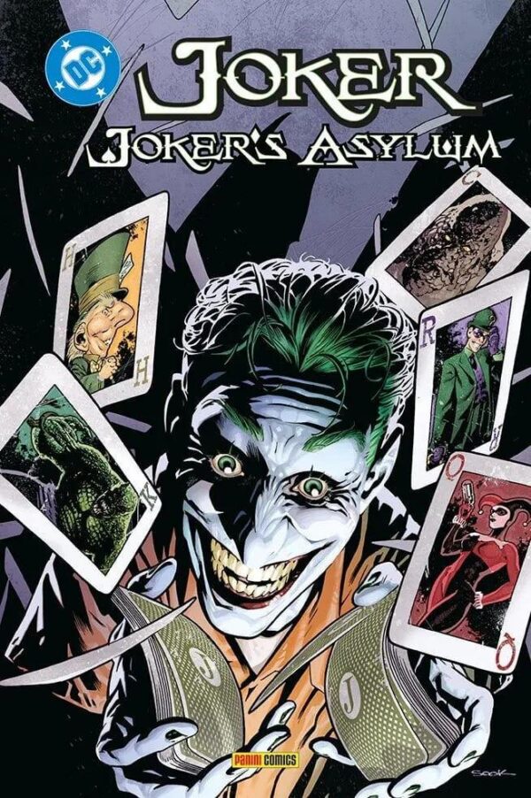 Copertina del fumetto Joker - Joker's Asylum, edizione italiana Panini Comics / DC / Marvel / Disney di Aa.Vv.