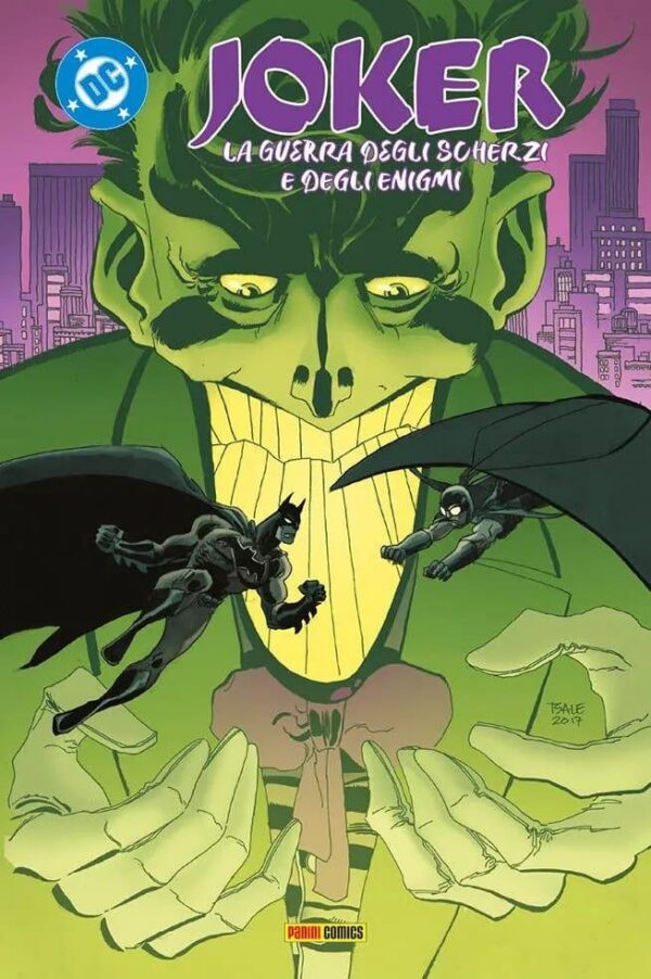 Copertina del fumetto Joker - la Guerra Degli Scherzi e, edizione italiana Panini Comics / DC / Marvel / Disney di Mann, Janin & King
