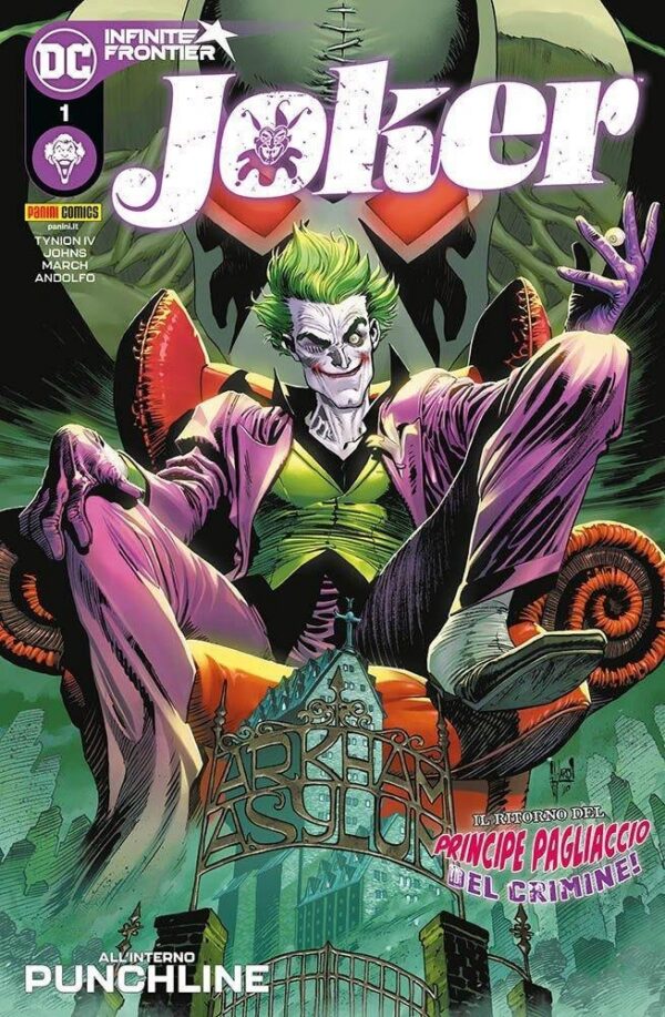 Copertina del fumetto Joker vol. 1, edizione italiana Panini Comics / DC / Marvel / Disney di Aa.Vv.