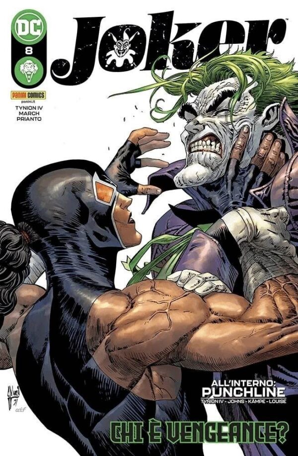 Copertina del fumetto Joker vol. 8, edizione italiana Panini Comics / DC / Marvel / Disney di Aa.Vv. Copertina del fumetto Joker vol. 8, edizione italiana Panini Comics / DC / Marvel / Disney di Aa.Vv.