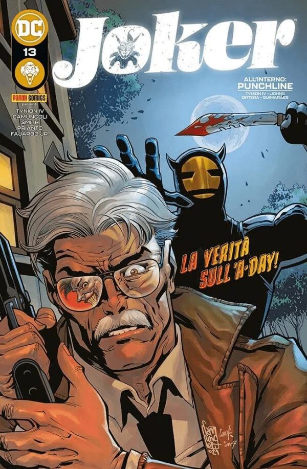 Copertina del fumetto Joker vol. 13, edizione italiana Panini Comics / DC / Marvel / Disney di Camuncoli & Aa.Vv.