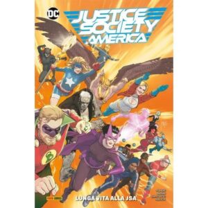 Copertina del fumetto Justice Society America vol. 2, edizione italiana Panini Comics / DC / Marvel / Disney di Johns,JaníN,Santucci