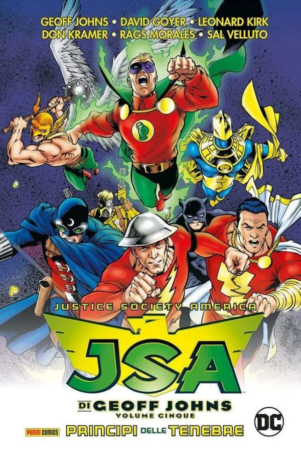 Copertina del fumetto Jsa di Geoff Johns vol. 5, edizione italiana Panini Comics / DC / Marvel / Disney di Geoff Johns & Aa.Vv. Copertina del fumetto Jsa di Geoff Johns vol. 5, edizione italiana Panini Comics / DC / Marvel / Disney di Geoff Johns & Aa.Vv.