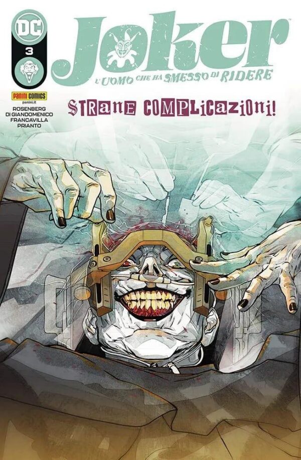Copertina del fumetto Joker L'uomo Che Ha Smesso di Rid vol. 3, edizione italiana Panini Comics / DC / Marvel / Disney di Matthew Rosenberg & Aa.Vv.