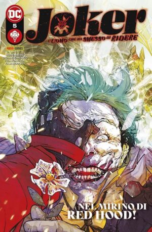 Copertina del fumetto Joker L'uomo Che Ha Smesso di Rid vol. 5, edizione italiana Panini Comics / DC / Marvel / Disney di Matthew Rosenberg & Aa.Vv.
