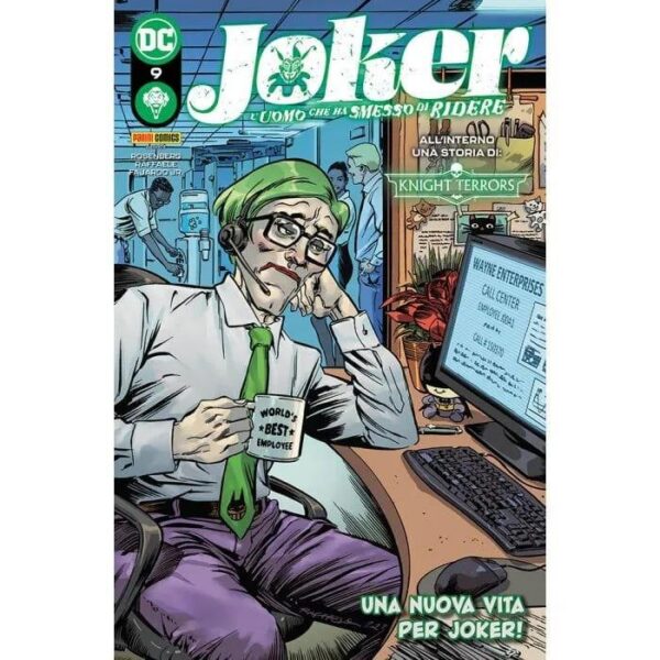 Copertina del fumetto Joker L'uomo Che Ha Smesso di Rid vol. 9, edizione italiana Panini Comics / DC / Marvel / Disney di Stefano Raffaele & Rosenberg