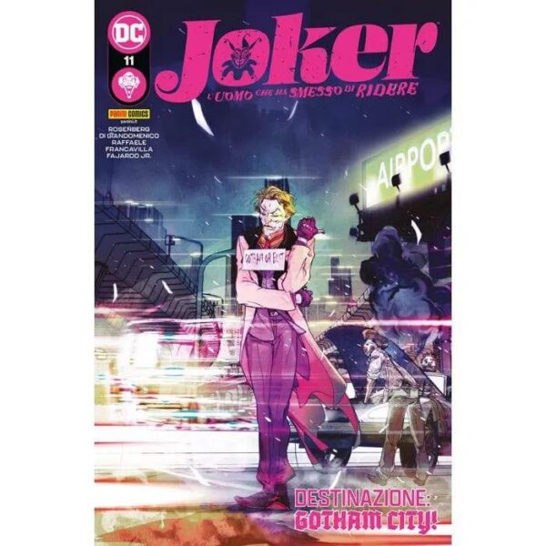 Copertina del fumetto Joker L'uomo Che Ha Smesso Rid vol. 11, edizione italiana Panini Comics / DC / Marvel / Disney di Di Giandomenico & Aa.Vv.