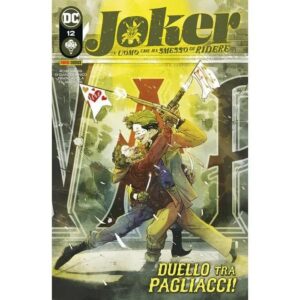 Copertina del fumetto Joker L'uomo Che Ha Smesso Rid vol. 12, edizione italiana Panini Comics / DC / Marvel / Disney di Di Giandomenico & Aa.Vv.