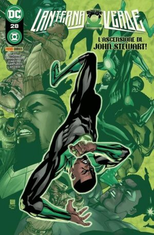 Copertina del fumetto Lanterna Verde vol. 28, edizione italiana Panini Comics / DC / Marvel / Disney di Aa.Vv.