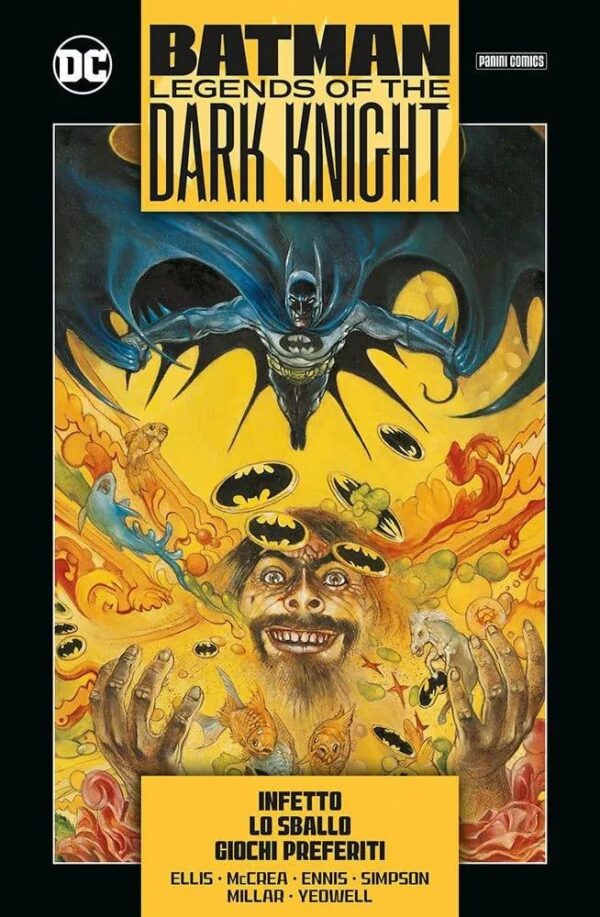 Copertina del fumetto Batman Legends Dark Knight Coll vol. 12, edizione italiana Panini Comics / DC / Marvel / Disney di Ellis, Ennis, Millar & Aa.Vv.