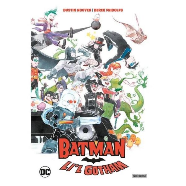 Copertina del fumetto Batman - Li'l Gotham, edizione italiana Panini Comics / DC / Marvel / Disney di Nguyen,Fridolfs Copertina del fumetto Batman - Li'l Gotham, edizione italiana Panini Comics / DC / Marvel / Disney di Nguyen,Fridolfs