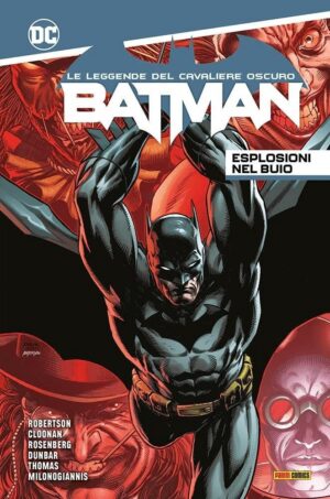 Copertina del fumetto Le Leggende del Cavaliere Oscuro vol. 1, edizione italiana Panini Comics / DC / Marvel / Disney di Dunbar, Phillips & Robertson
