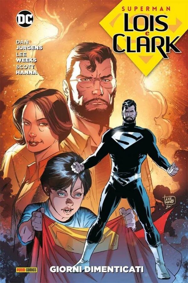 Copertina del fumetto Lois e Clark Giorni Dimenticati, edizione italiana Panini Comics / DC / Marvel / Disney di Jurgens, Weeks & Hanna Copertina del fumetto Lois e Clark Giorni Dimenticati, edizione italiana Panini Comics / DC / Marvel / Disney di Jurgens, Weeks & Hanna
