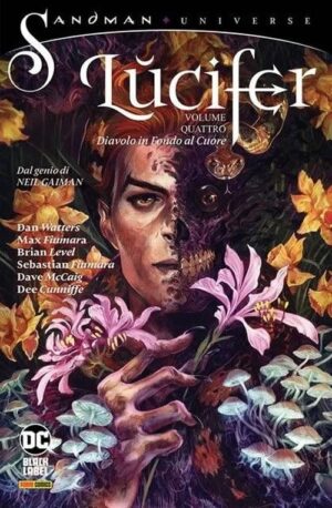 Copertina del fumetto Lucifer 4 - Diavolo in Fondo Al Cuo, edizione italiana Panini Comics / DC / Marvel / Disney di Aa.Vv.