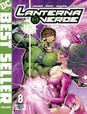Copertina del fumetto Lanterna Verde di Geoff Johns vol. 8, edizione italiana Panini Comics / DC / Marvel / Disney di Geoff Johns & Aa.Vv.
