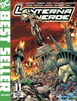 Copertina del fumetto Lanterna Verde di Geoff Johns vol. 11, edizione italiana Panini Comics / DC / Marvel / Disney di Johns, Gibbons, Reis & Aa.Vv.
