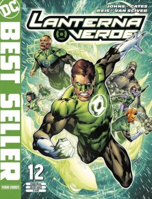Copertina del fumetto Lanterna Verde di Geoff Johns vol. 12, edizione italiana Panini Comics / DC / Marvel / Disney di Johns, Gates, Reis & Aa.Vv.