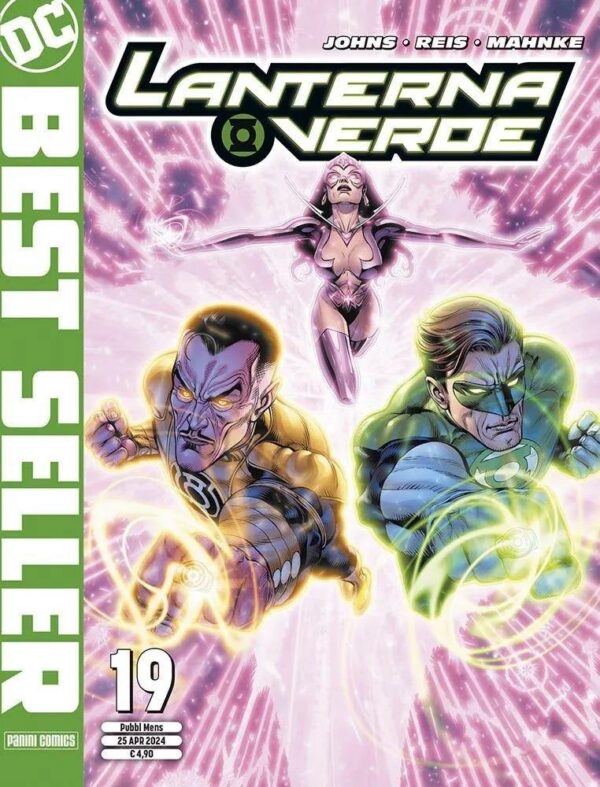 Copertina del fumetto Lanterna Verde di Geoff Johns vol. 19, edizione italiana Panini Comics / DC / Marvel / Disney di Johns, Reis & Mahnke Copertina del fumetto Lanterna Verde di Geoff Johns vol. 19, edizione italiana Panini Comics / DC / Marvel / Disney di Johns, Reis & Mahnke