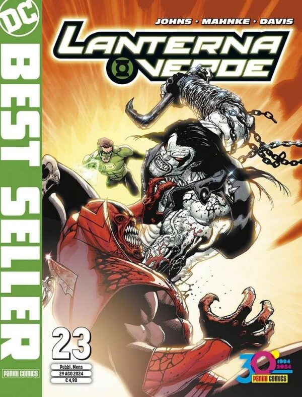 Copertina del fumetto Lanterna Verde di Geoff Johns vol. 23, edizione italiana Panini Comics / DC / Marvel / Disney di Johns,Reis,Mahnke