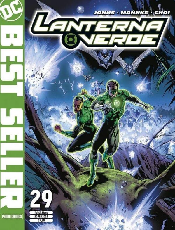 Copertina del fumetto Lanterna Verde di Geoff Johns vol. 29, edizione italiana Panini Comics / DC / Marvel / Disney di Jhons, Choi & Mahnke