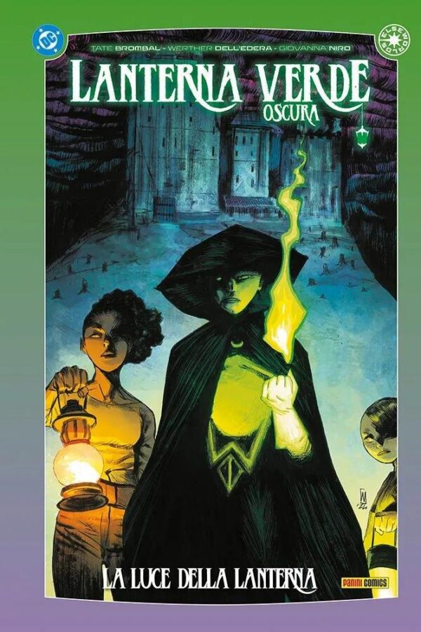 Copertina del fumetto Lanterna Verde Oscura - la Luce del, edizione italiana Panini Comics / DC / Marvel / Disney di Brombal, Dell'edera