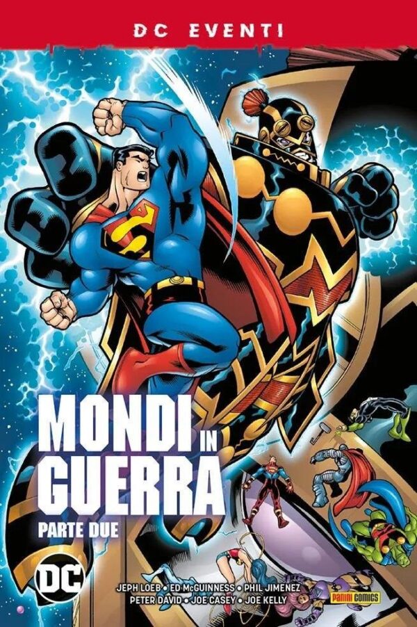 Copertina del fumetto Mondi in Guerra vol. 2, edizione italiana Panini Comics / DC / Marvel / Disney di Aa.Vv. Copertina del fumetto Mondi in Guerra vol. 2, edizione italiana Panini Comics / DC / Marvel / Disney di Aa.Vv.