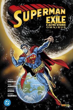 Copertina del fumetto Dc Omnibus Superman Exile e Altre, edizione italiana Panini Comics / DC / Marvel / Disney di Aa.Vv.