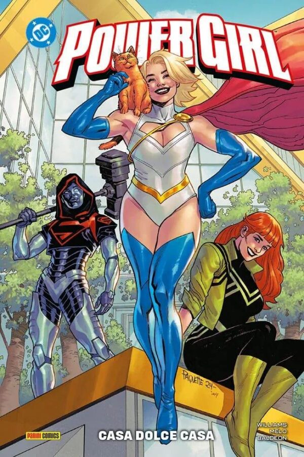 Copertina del fumetto Power Girl 3 Casa Dolce Casa, edizione italiana Panini Comics / DC / Marvel / Disney di Aa.Vv.