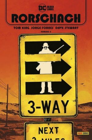 Copertina del fumetto Rorschach vol. 8, edizione italiana Panini Comics / DC / Marvel / Disney di Jorge Fornés & Tom King