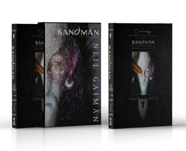 Copertina del fumetto Sandman di N.Gaiman Dc Absolute vol. 1, edizione italiana Panini Comics / DC / Marvel / Disney di N. Gaiman