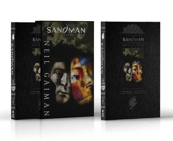 Copertina del fumetto Sandman di N.Gaiman Dc Absolute vol. 5, edizione italiana Panini Comics / DC / Marvel / Disney di Neil Gaiman & Aa.Vv. Copertina del fumetto Sandman di N.Gaiman Dc Absolute vol. 5, edizione italiana Panini Comics / DC / Marvel / Disney di Neil Gaiman & Aa.Vv.