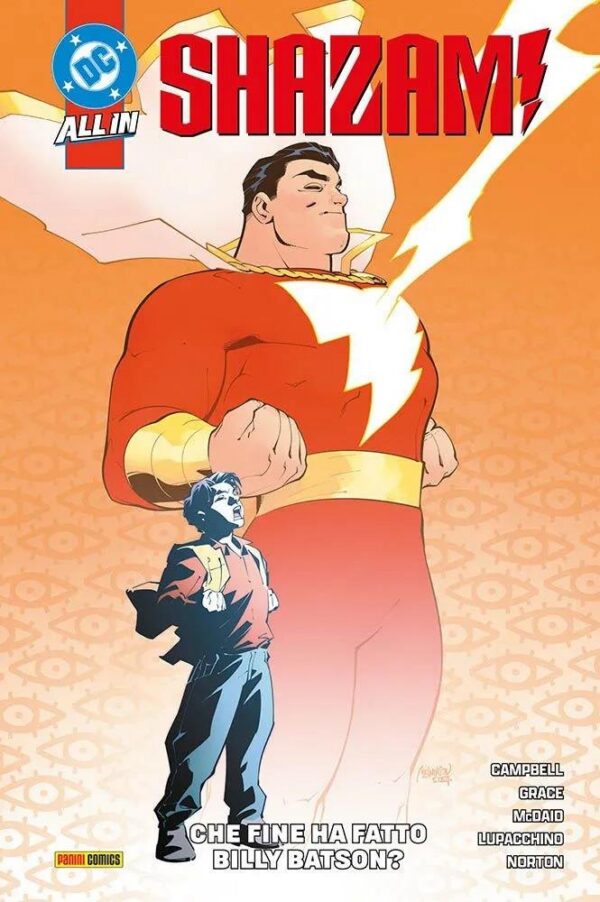Copertina del fumetto Shazam! 3 - Che Fine Ha Fatto Billy, edizione italiana Panini Comics / DC / Marvel / Disney di Aa.Vv. Copertina del fumetto Shazam! 3 - Che Fine Ha Fatto Billy, edizione italiana Panini Comics / DC / Marvel / Disney di Aa.Vv.