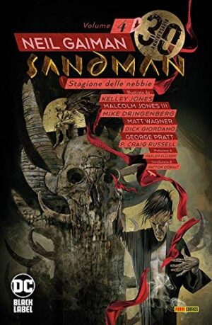 Copertina del fumetto Sandman Library vol. 4, edizione italiana Panini Comics / DC / Marvel / Disney di Neil Gaiman & Aa.Vv.