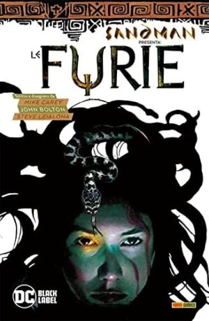 Copertina del fumetto Sandman Presenta - le Furie e Petre, edizione italiana Panini Comics / DC / Marvel / Disney di Carey, Leialoha & Bolton