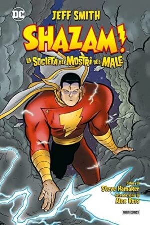 Copertina del fumetto Shazam e la Società dei Mostri del, edizione italiana Panini Comics / DC / Marvel / Disney di Jeff Smith