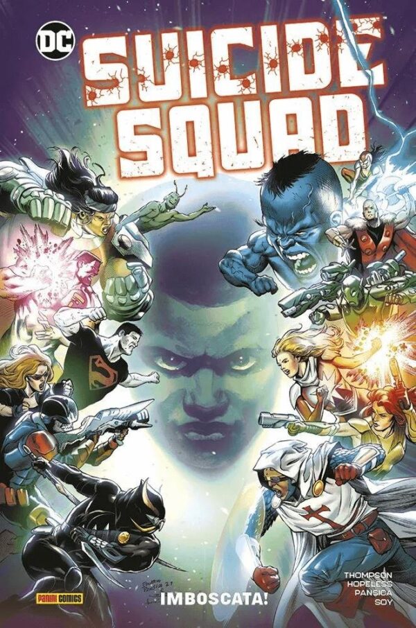 Copertina del fumetto Suicide Squad 2 - Imboscata, edizione italiana Panini Comics / DC / Marvel / Disney di Aa.Vv.