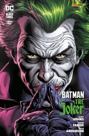 Copertina del fumetto Batman:Tre Joker vol. 2, edizione italiana Panini Comics / DC / Marvel / Disney di Geoff Johns & Jason Fabok