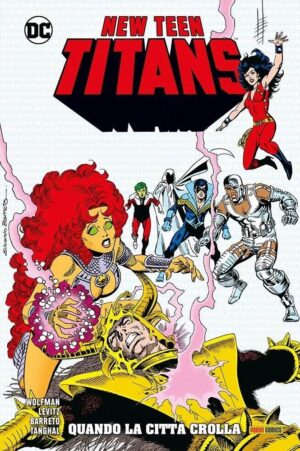 Copertina del fumetto New Teen Titans Wolfman & Perez vol. 13, edizione italiana Panini Comics / DC / Marvel / Disney di Aa.Vv.