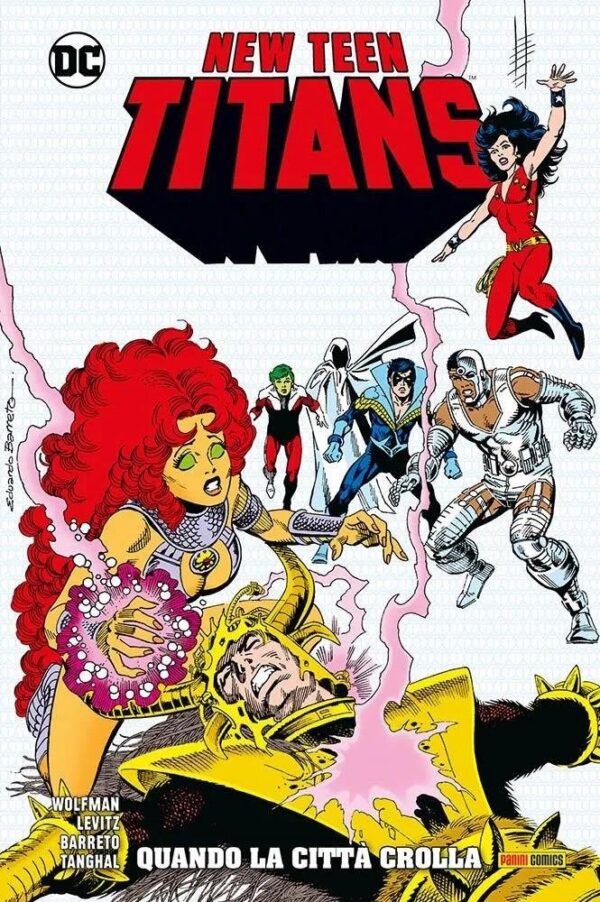 Copertina del fumetto New Teen Titans Wolfman & Perez vol. 13, edizione italiana Panini Comics / DC / Marvel / Disney di Aa.Vv. Copertina del fumetto New Teen Titans Wolfman & Perez vol. 13, edizione italiana Panini Comics / DC / Marvel / Disney di Aa.Vv.