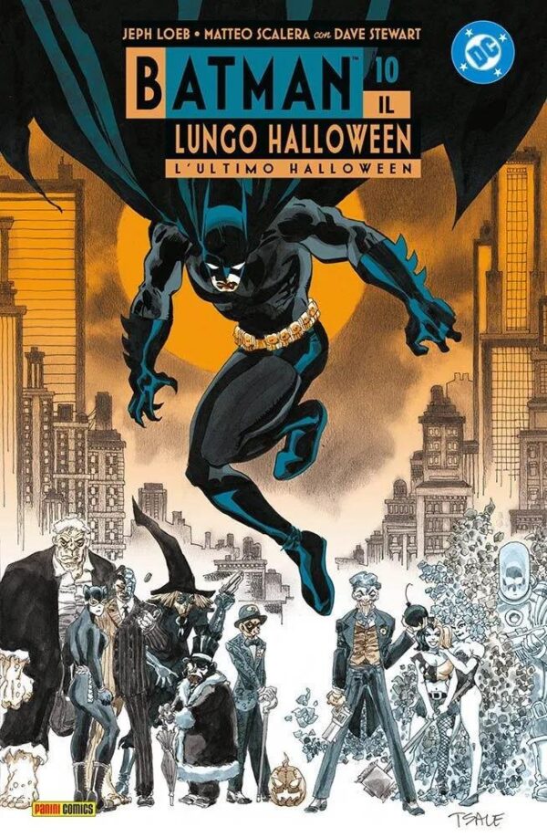 Copertina del fumetto Batman - L'ultimo Halloween vol. 10, edizione italiana Panini Comics / DC / Marvel / Disney di Matteo Scalera, Jeph Loeb Copertina del fumetto Batman - L'ultimo Halloween vol. 10, edizione italiana Panini Comics / DC / Marvel / Disney di Matteo Scalera, Jeph Loeb